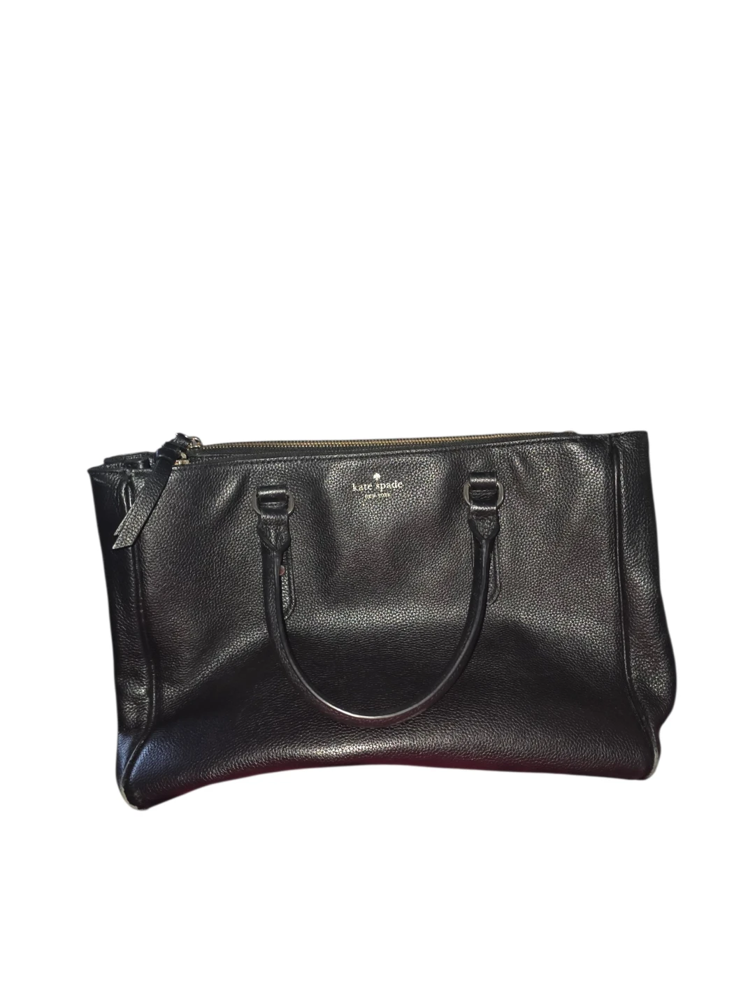 Kate Spade Black Leather Satchel Handbag - photo 2