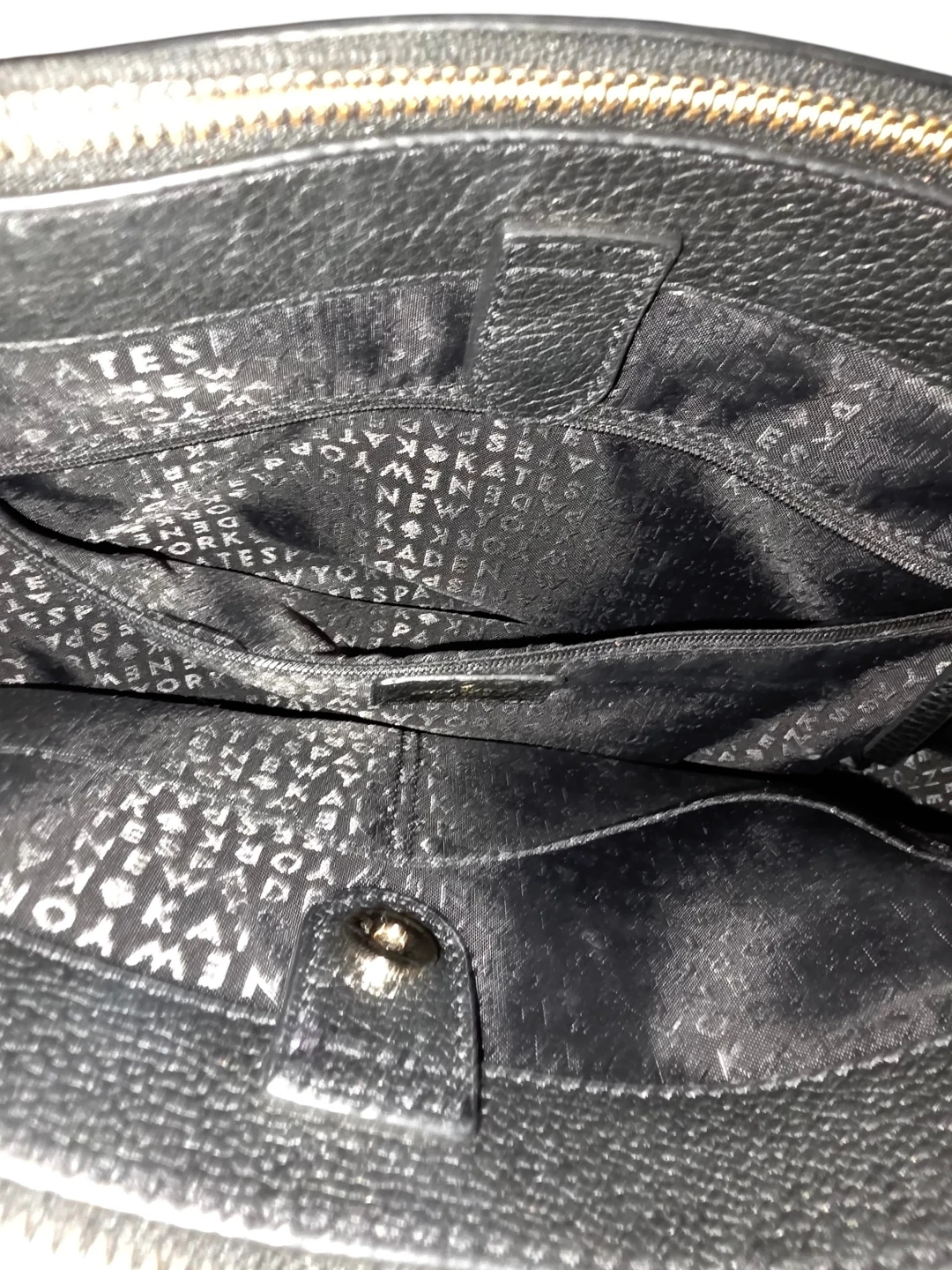 Kate Spade Black Leather Satchel Handbag - photo 3