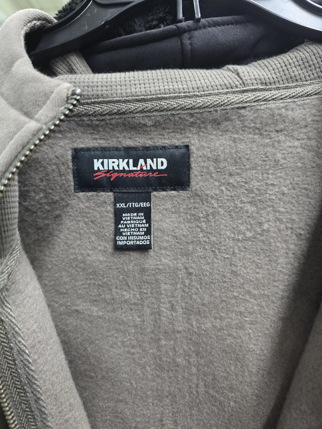 Kirkland Signature Men's Full Zip Hoodie XXL/TTG Brown - photo 4