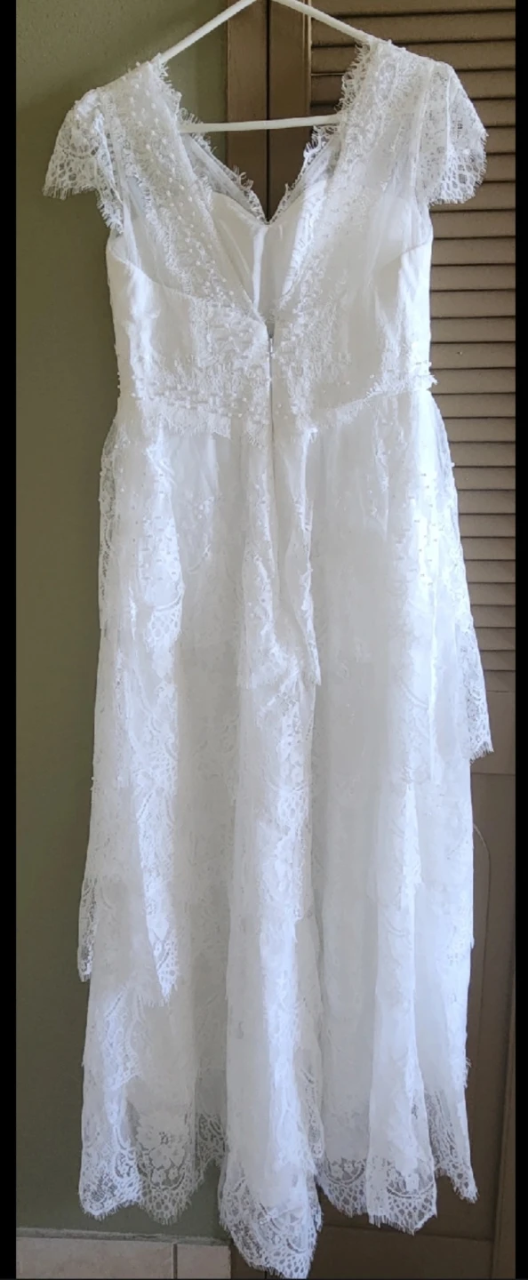 Lace Wedding Dress Size Small - photo 2