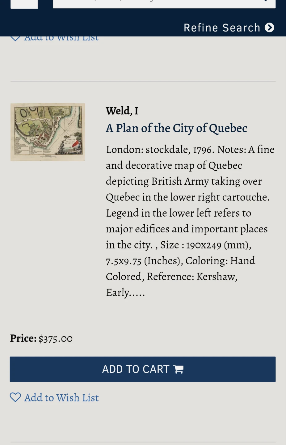 A Plan of the City of Quebec, London 1796