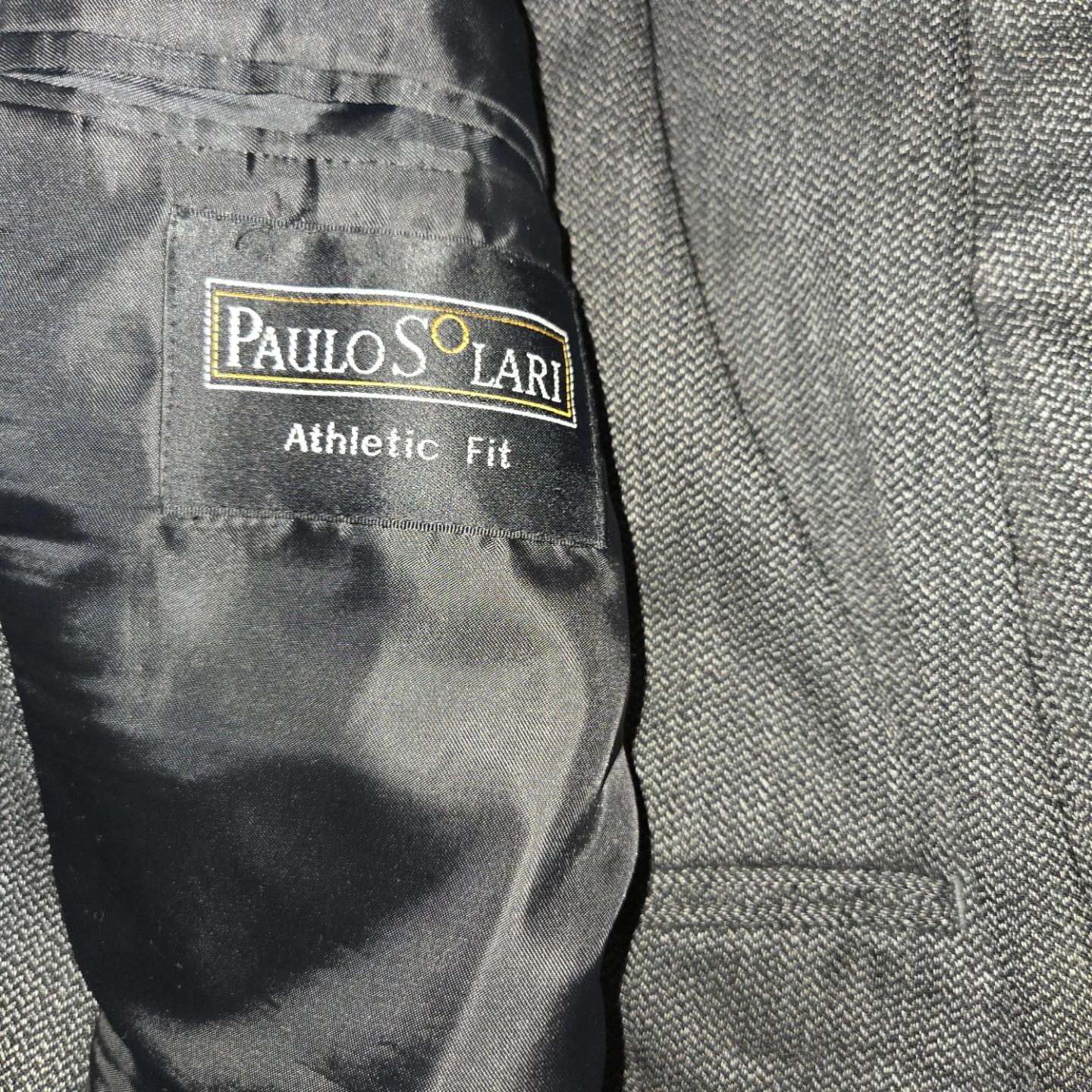 Paulo Solari Men's Suit - Grey Wool - photo 2