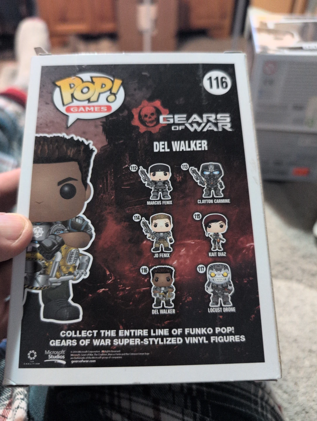 Funko Pop! Games Gears of War Del Walker Vinyl Figure #116 - photo 2
