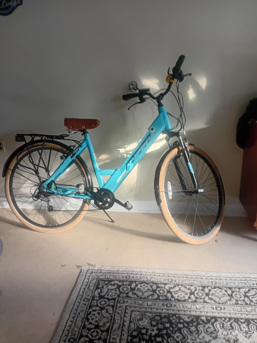 Blue Cruiser Bicycle no battery or charger