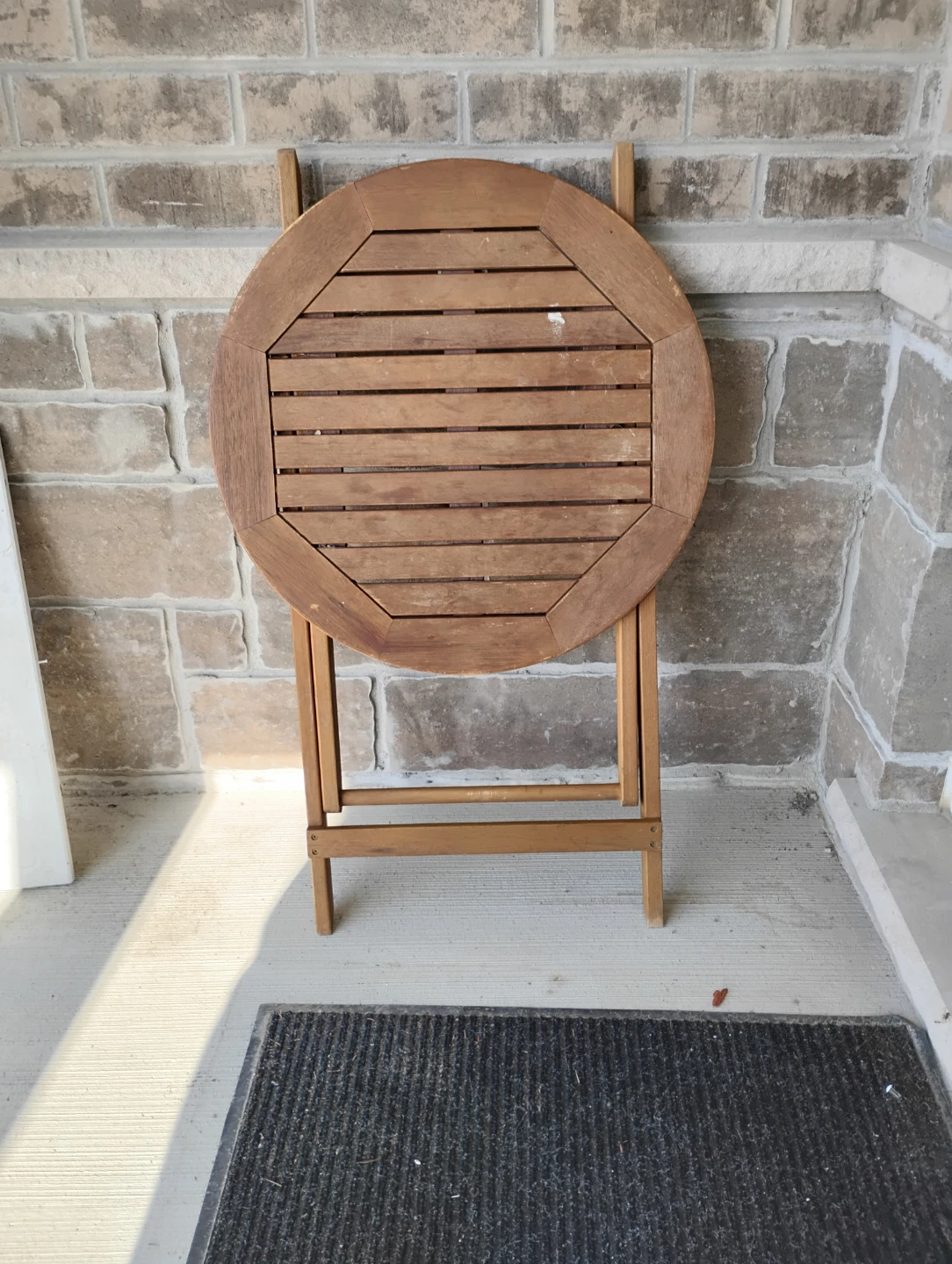 Wooden Folding Patio Table - photo 3