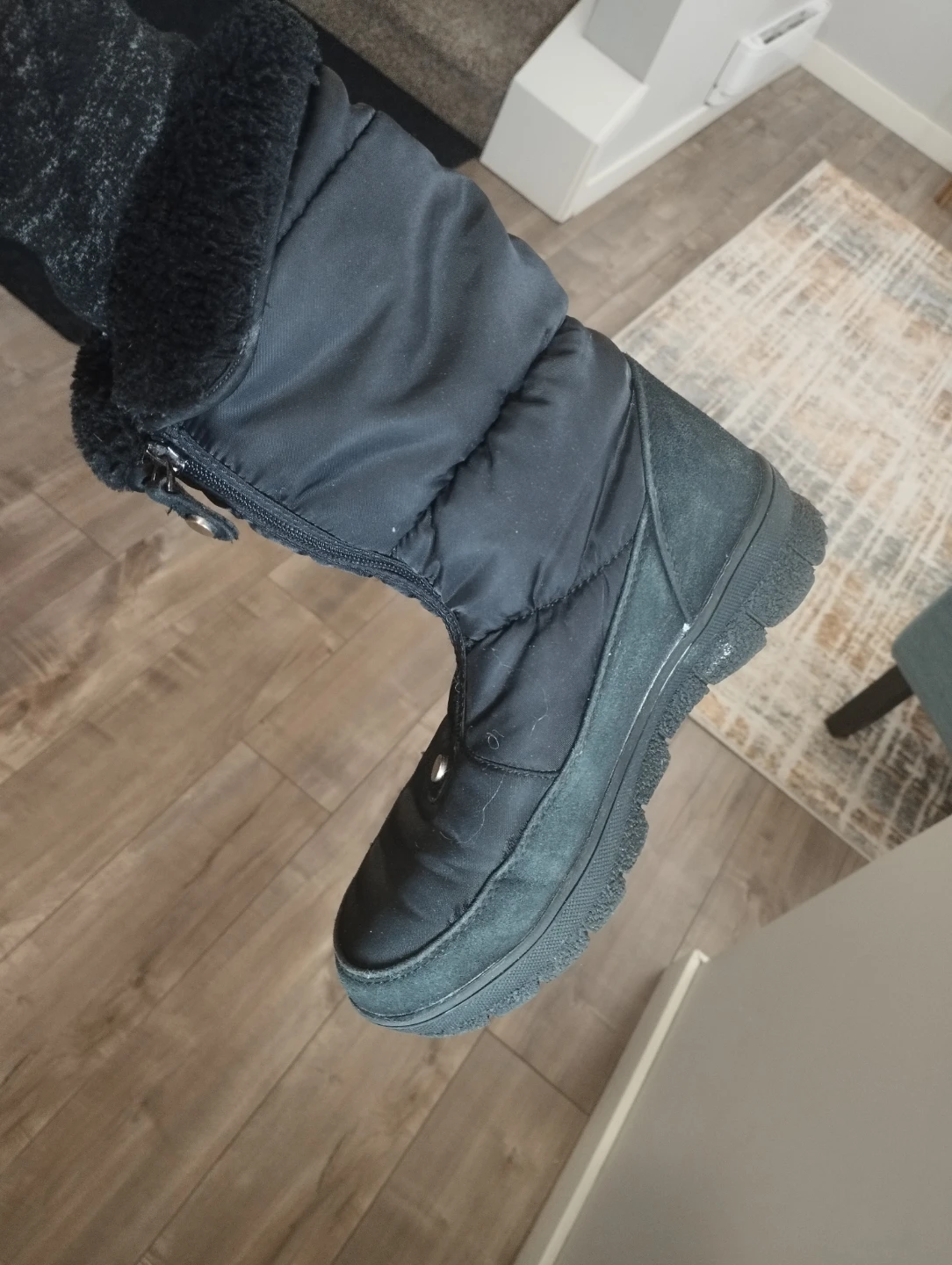 Kuiper Black Winter Boots - US Size 7 - photo 5