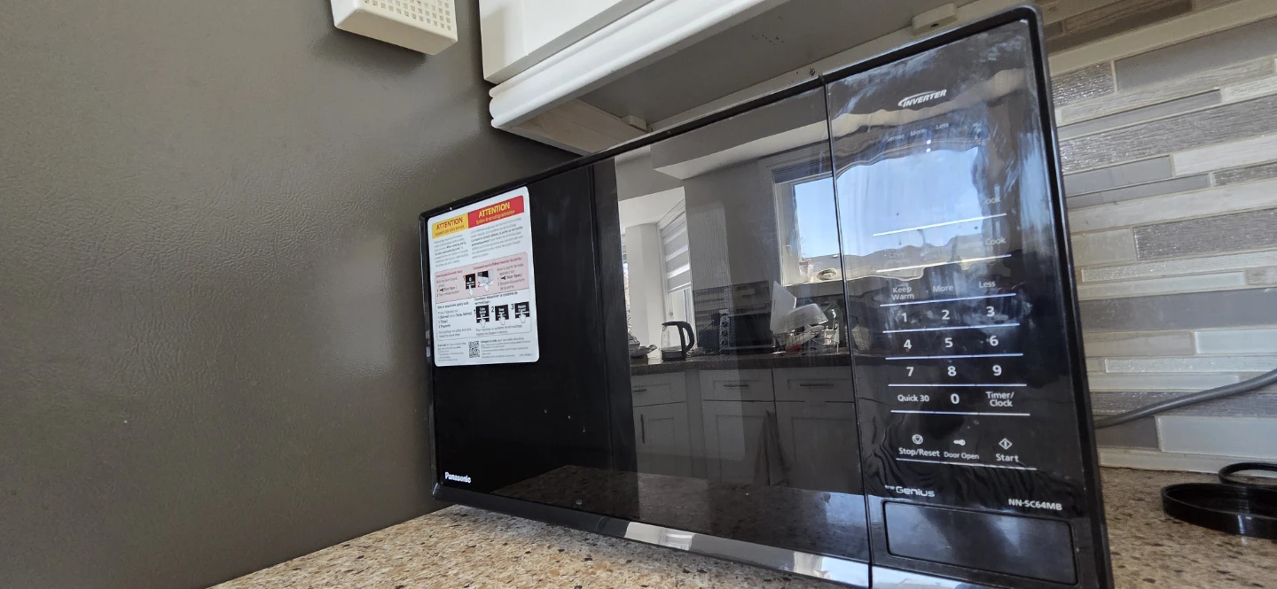 Panasonic 1.3 cu. ft. Black Microwave Oven NN-SC64MB