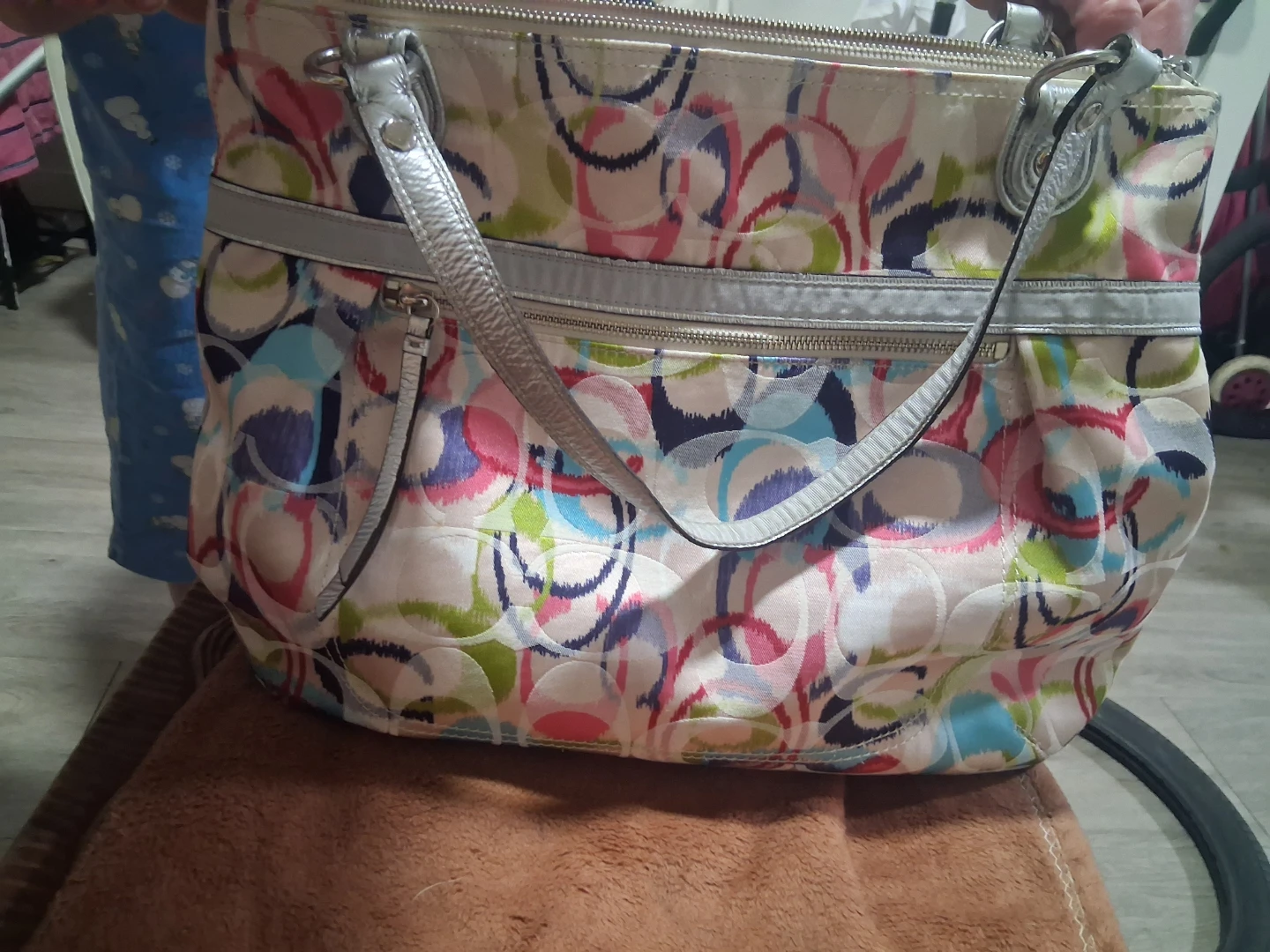Coach Multi-Coloured Signature C Tote Bag