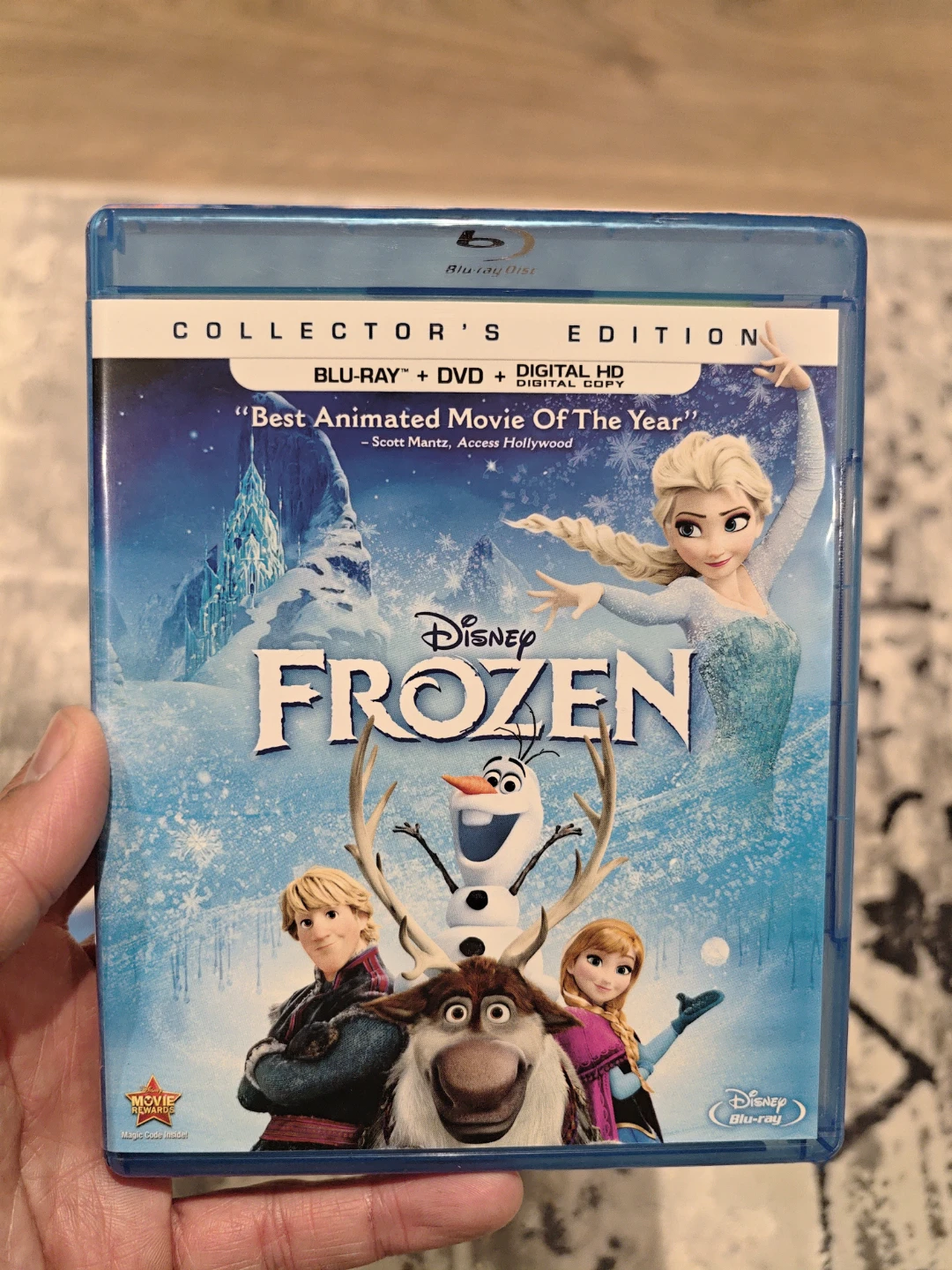 Disney Pixar Frozen and WALL-E Blu-Ray + DVD