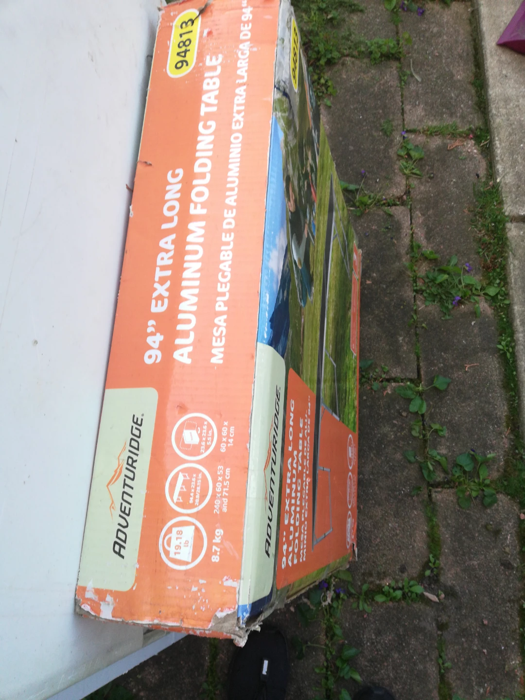ADVENTURIDGE 94" Extra Long Aluminum Folding Table - photo 3