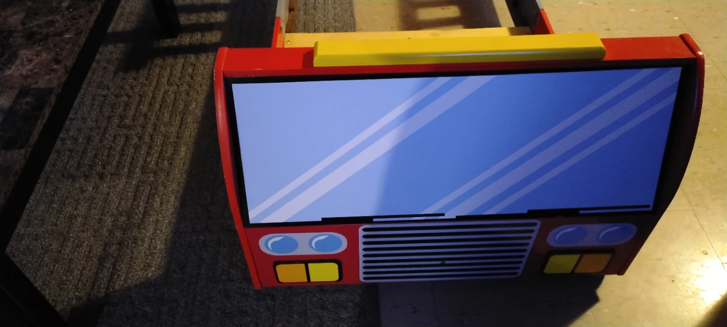 Fire Truck Toddler wood Bed Frame - photo 3