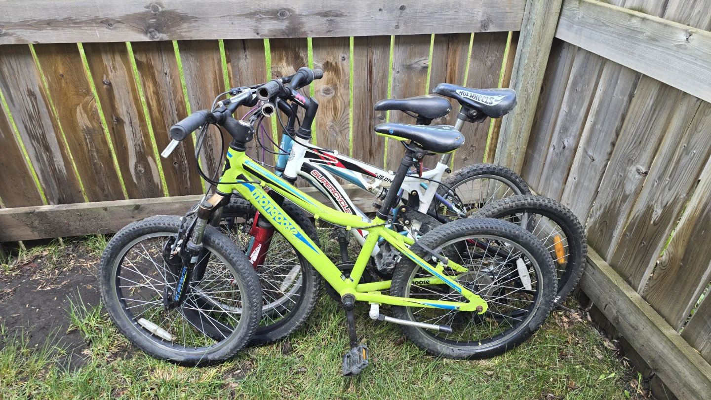 3 Bikes for kids