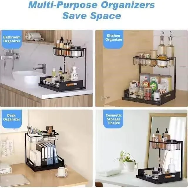 2-Tier Pull-Out Organizer Shelf - photo 4