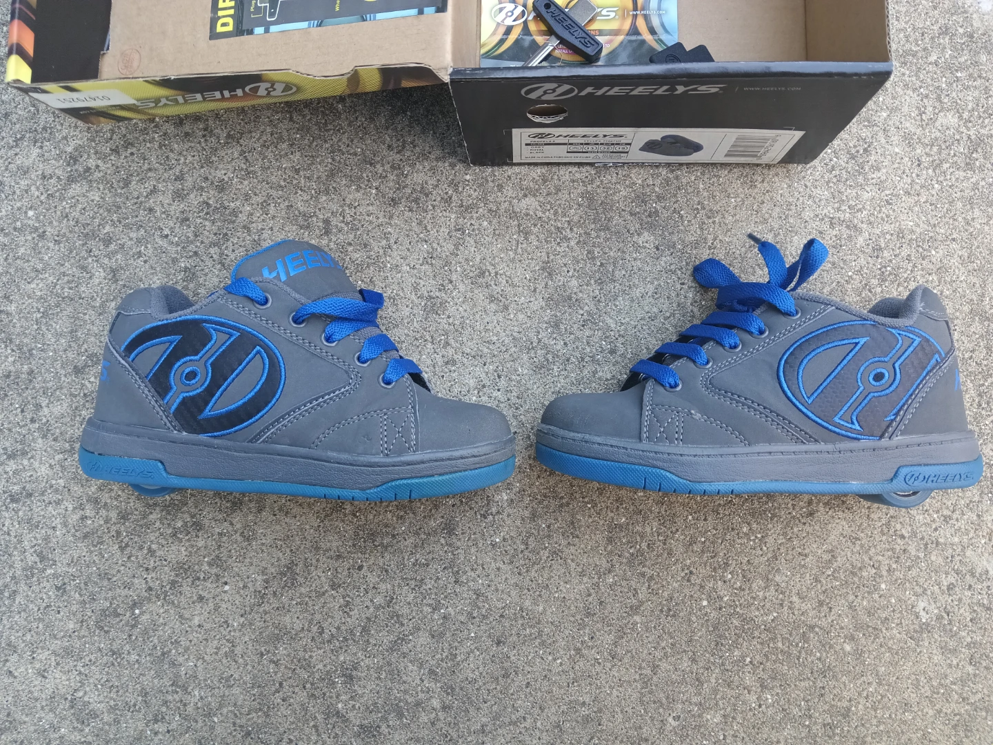 Heelys Grey & Blue Roller Shoes - photo 5