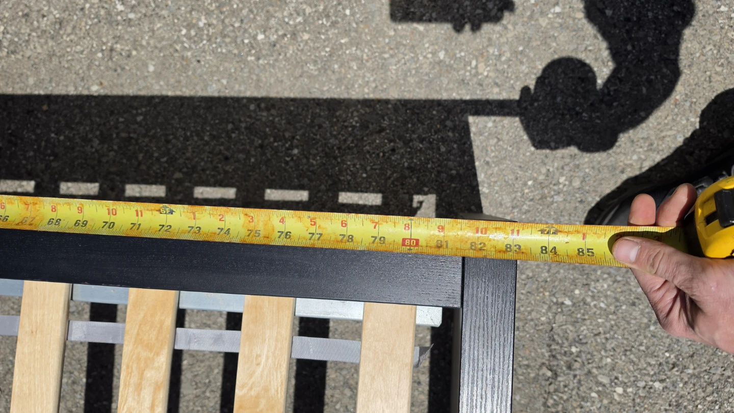 Ikea malm Black Queen Bed Frame with Slats - photo 4