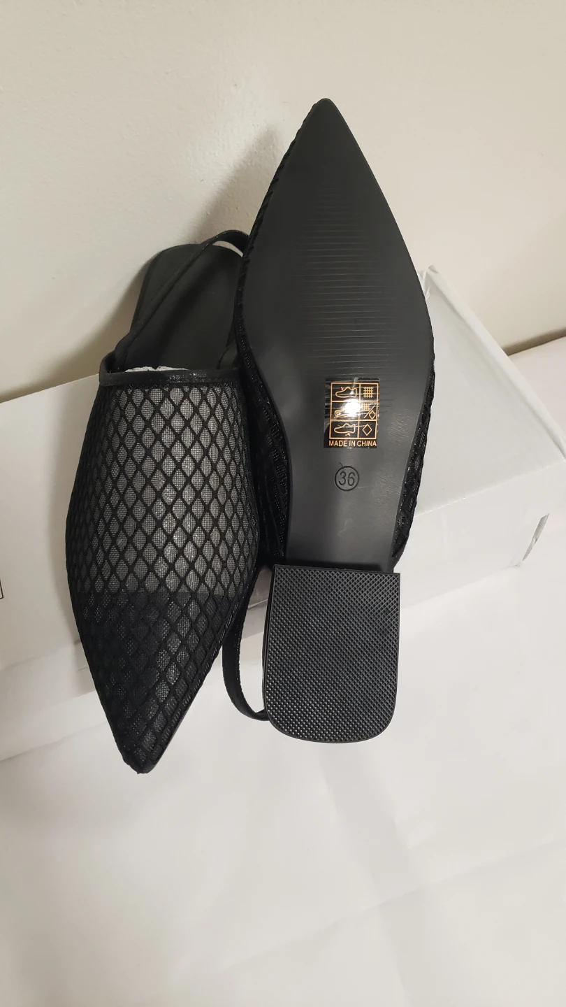 Brand new Women's Fashion Pointed Toe Black Elegant Sandals - photo 2