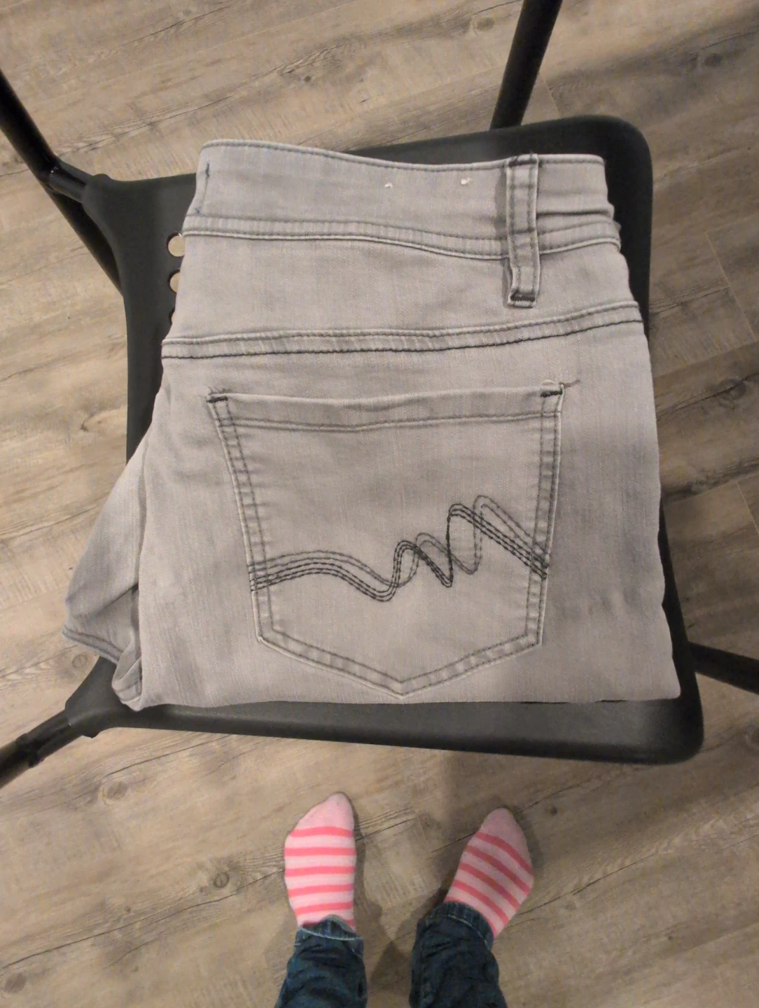 Santana Jeans Women's Grey Denim Size 12x32 - photo 3