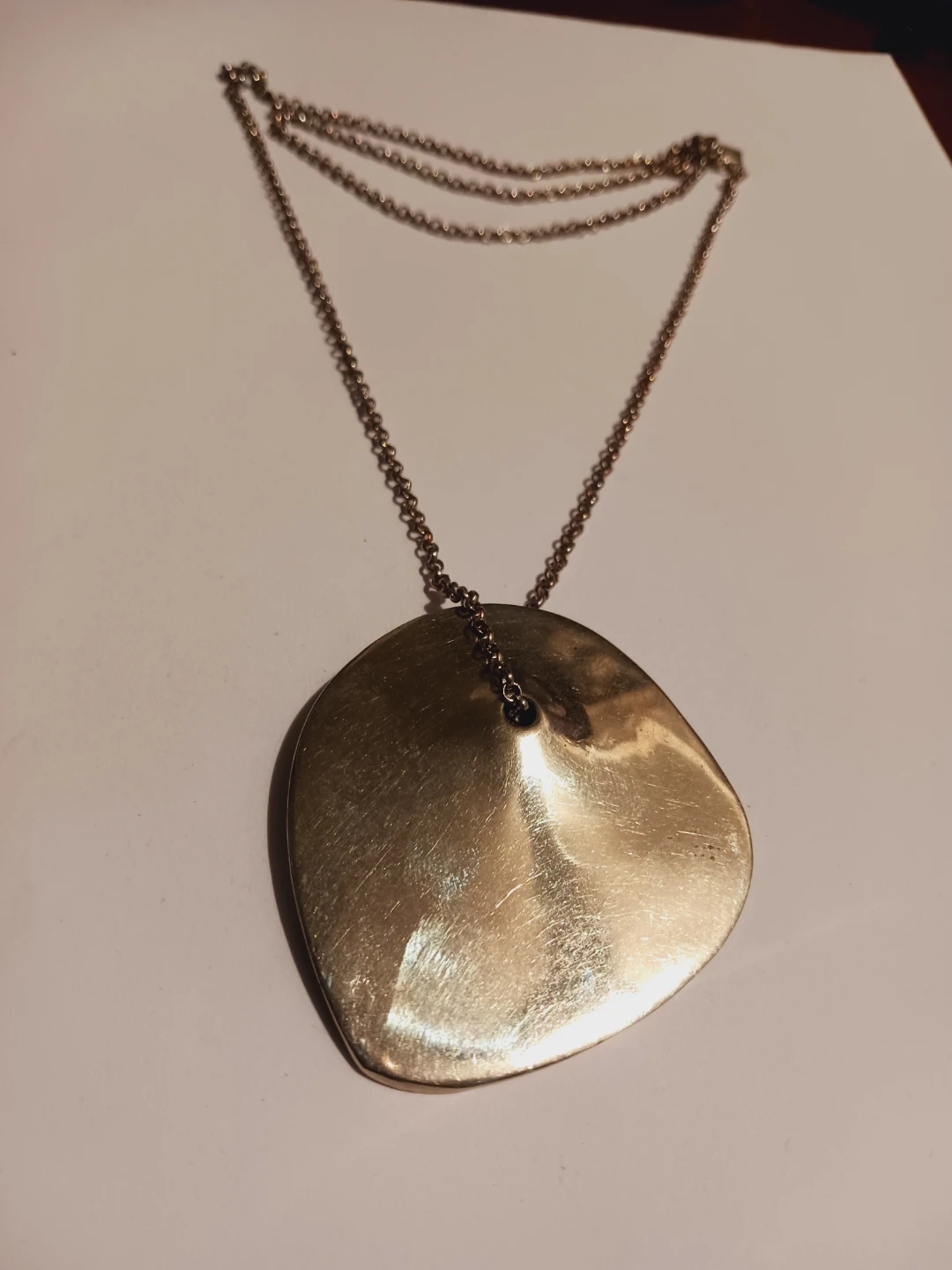 Unique Abstract Disc Pendant with Necklace - photo 3