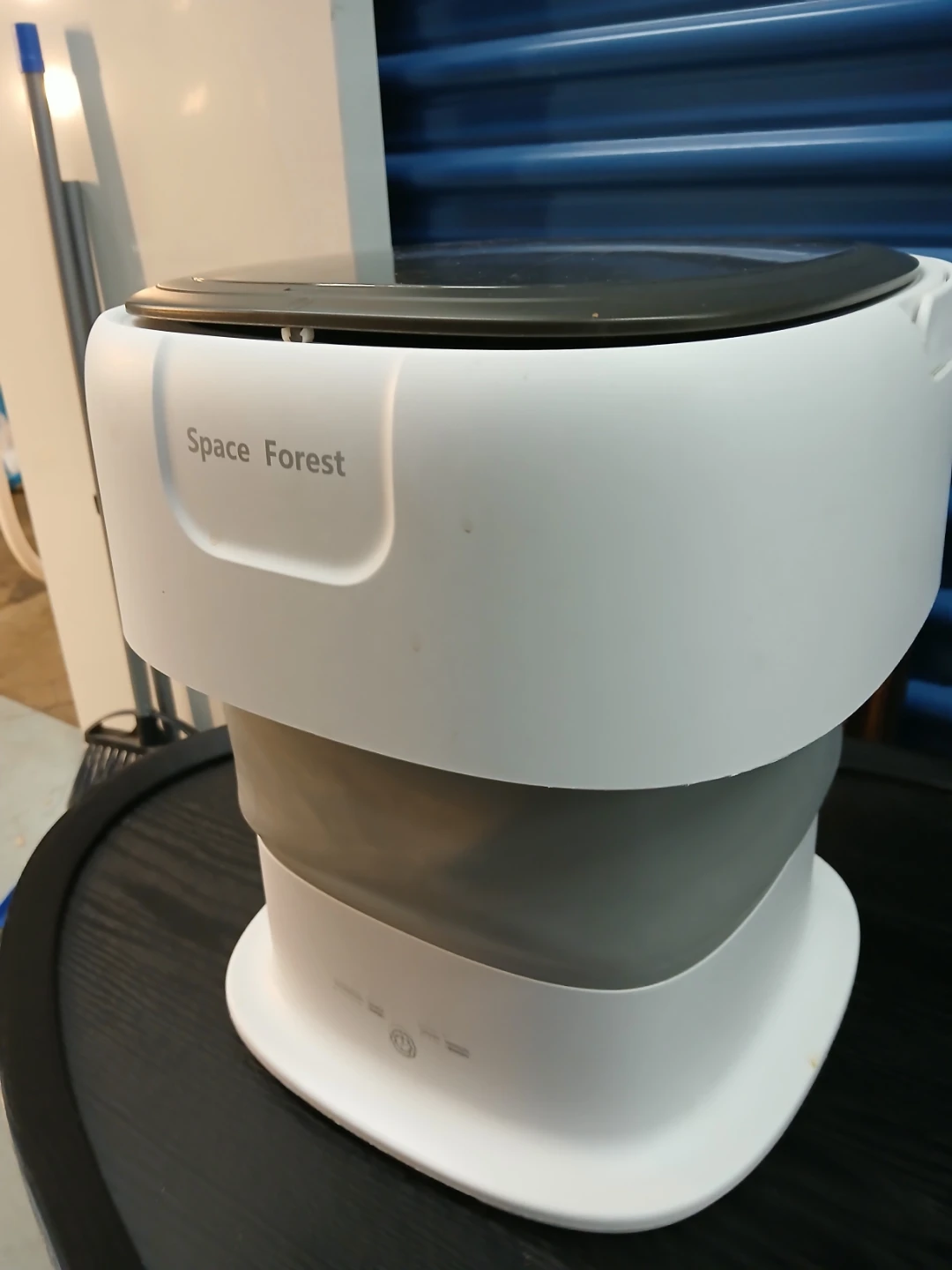 Portable laundry washer with spin