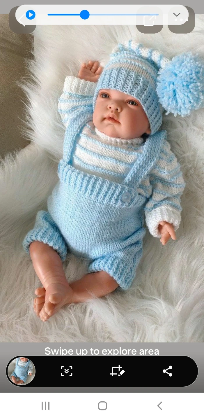 Hand-knitted Baby Clothes Set - photo 5