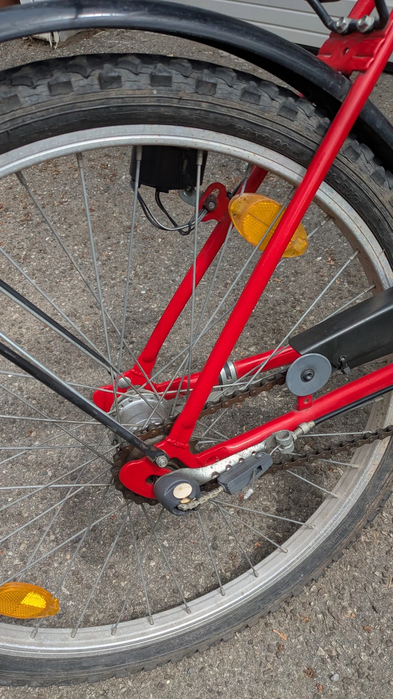 Red and Silver Girls Bike - photo 3
