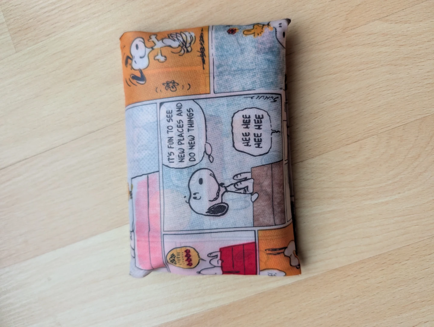 Peanuts Snoopy Comic Strip Reusable Shopping Bag new