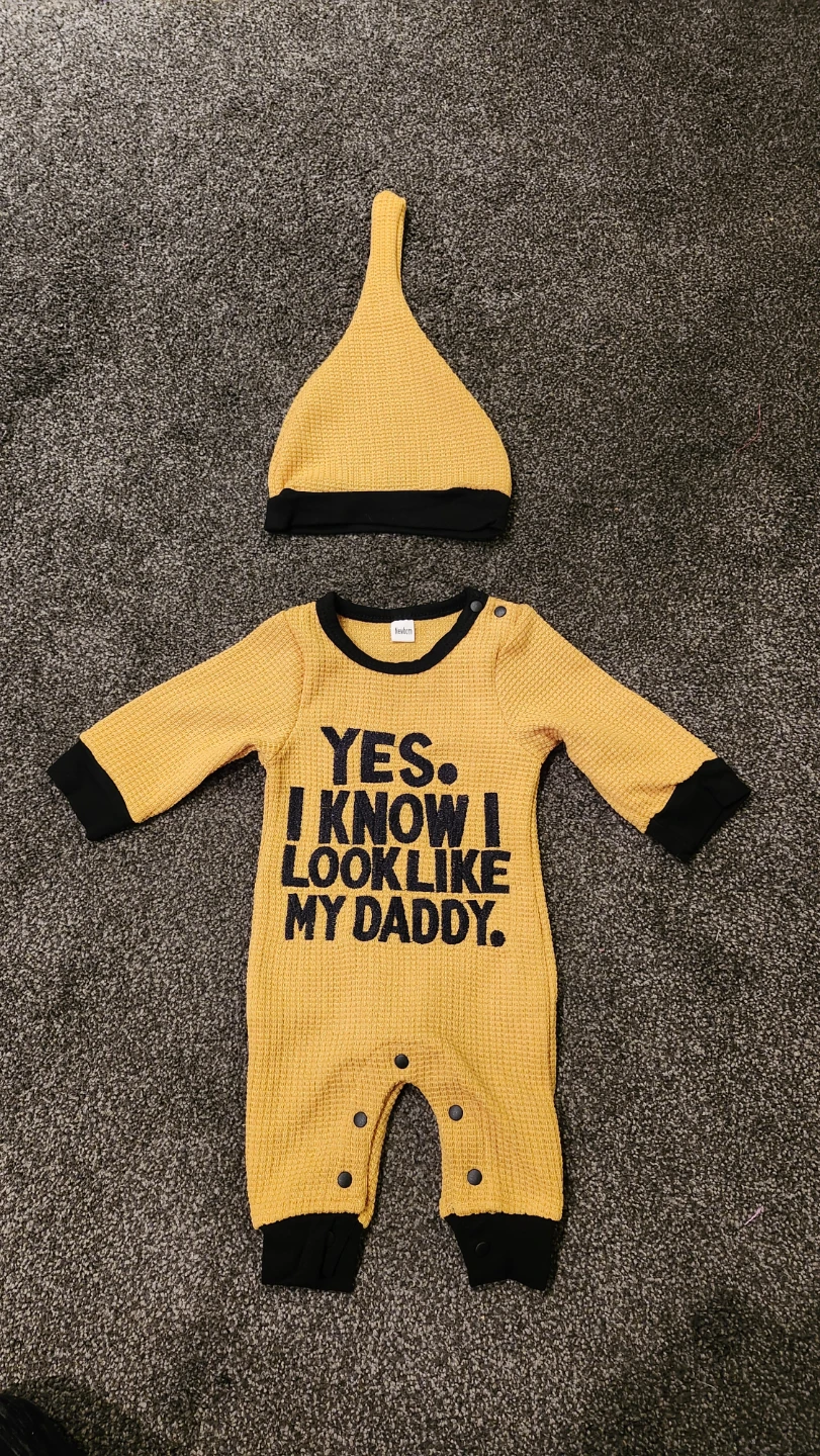 Baby Onesie and Hat Set - Newborn