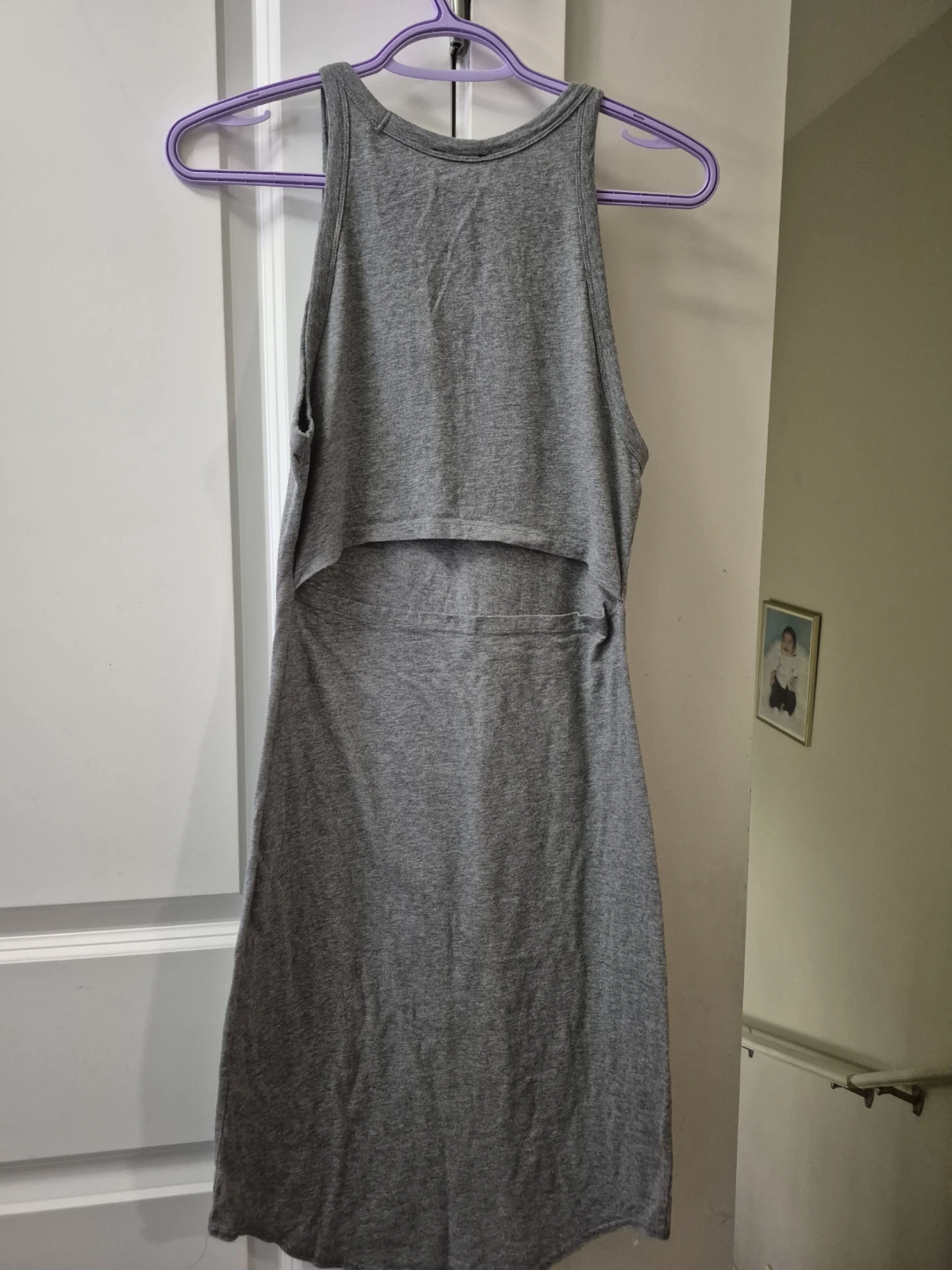 Wilfred Free Yasmin Cut Out Stretchy Knit Tank Dress Size Smal - photo 3