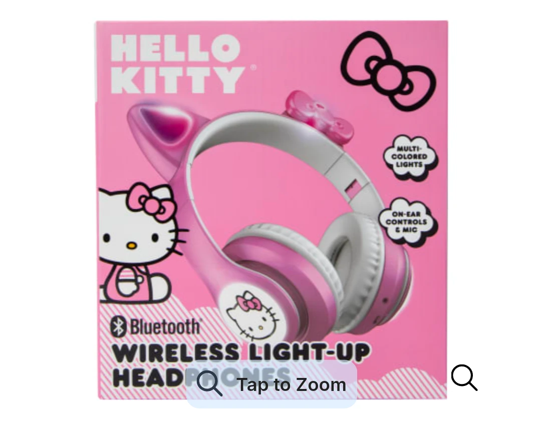 Hello Kitty Wireless Light-Up Headphones - photo 3