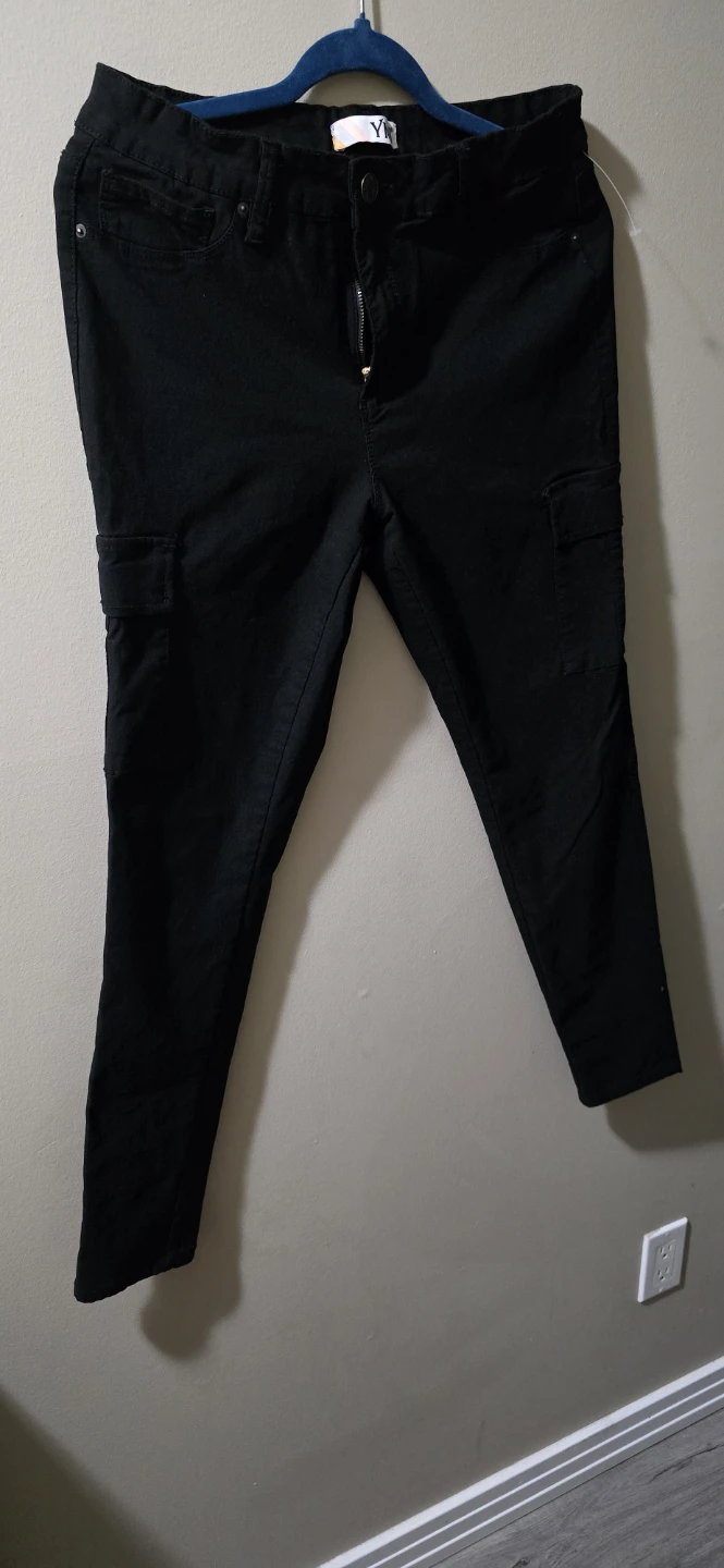 YMI Black Cargo Pants size L