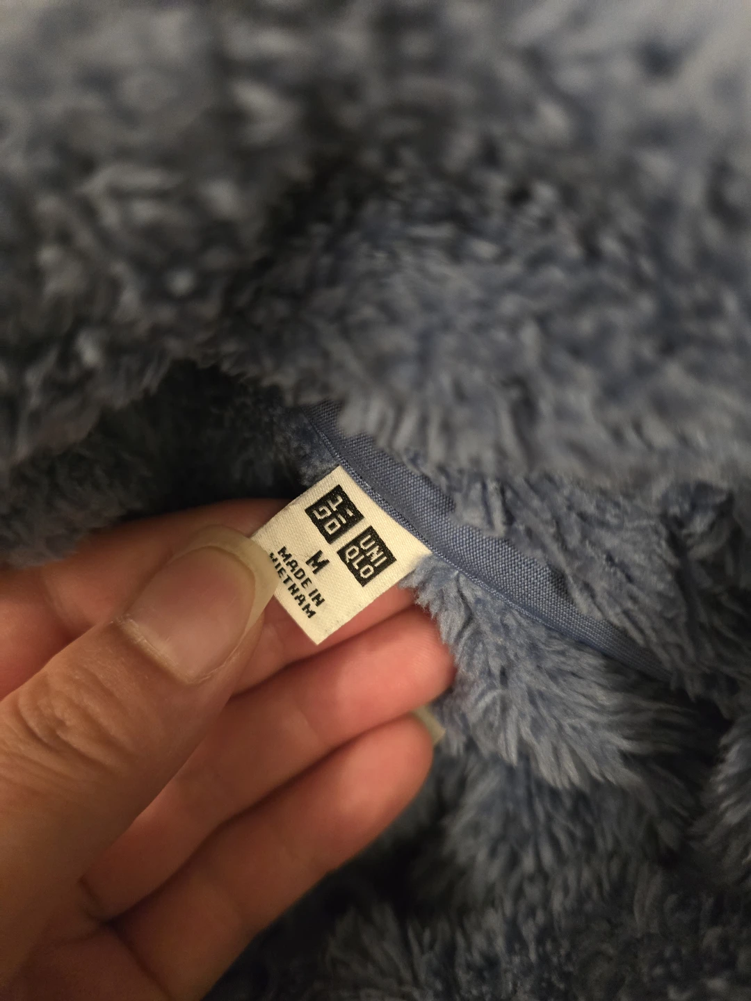 Uniqlo Fleece Jacket - Blue - Size M - photo 3