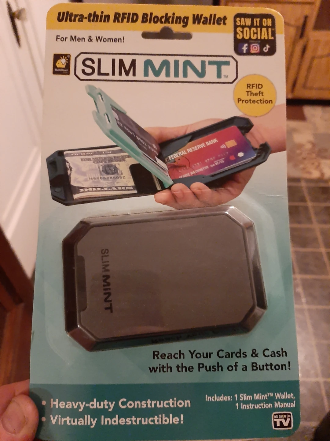 Slim Mint Ultra-thin RFID Blocking Wallet - photo 2