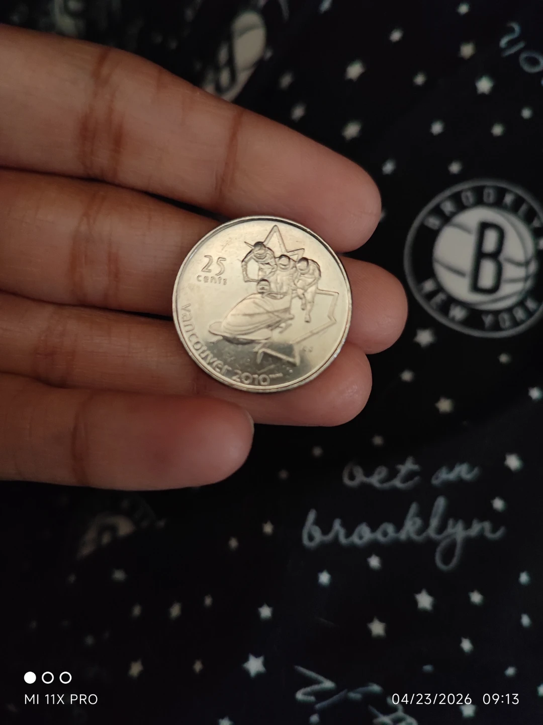 2010 Vancouver 25 Cent Coin