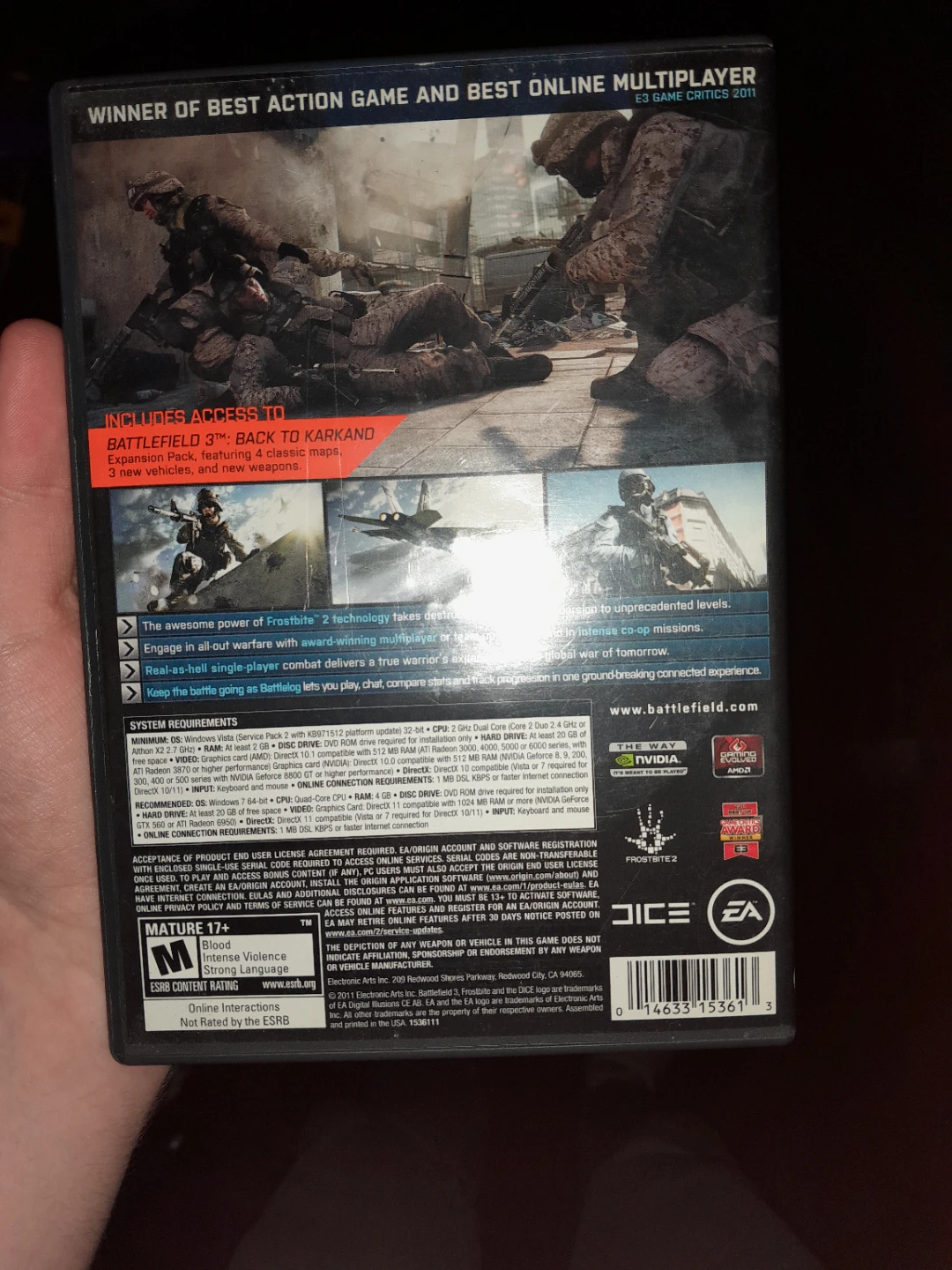 Battlefield 3 Limited Edition PC Game - photo 2