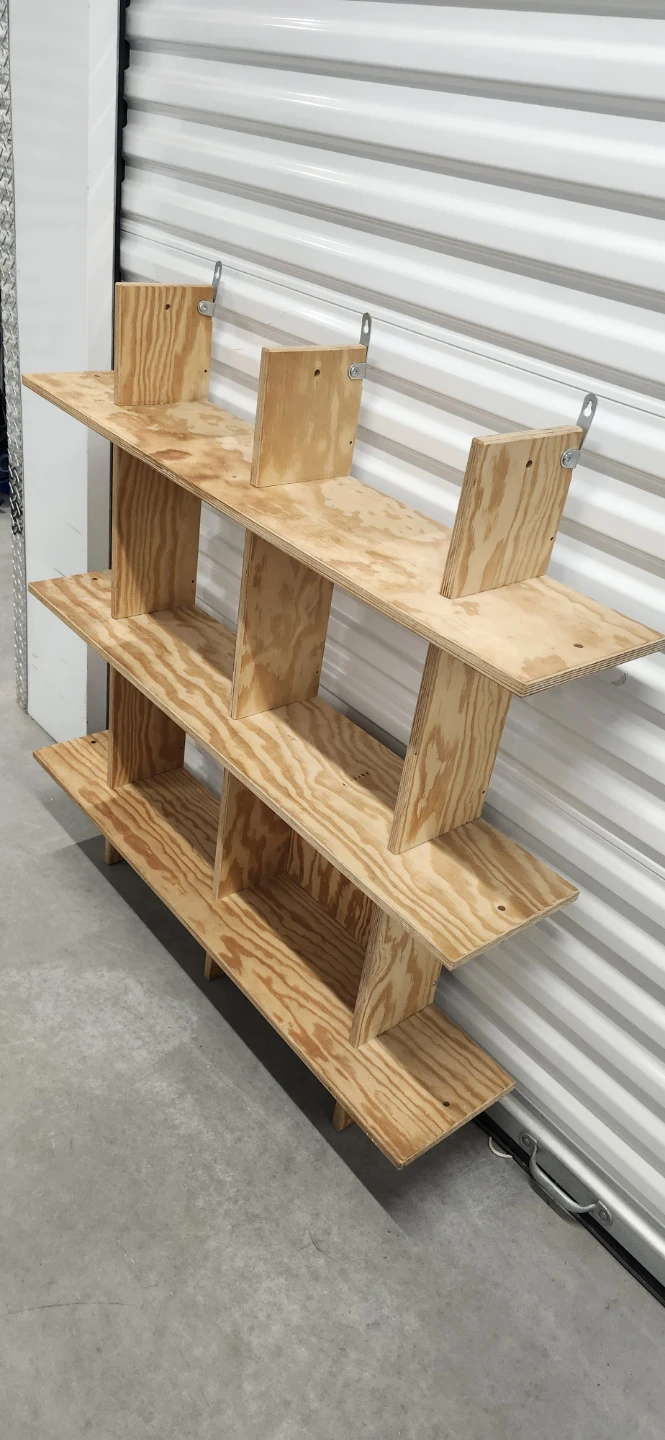 Wooden wall shelf - photo 3