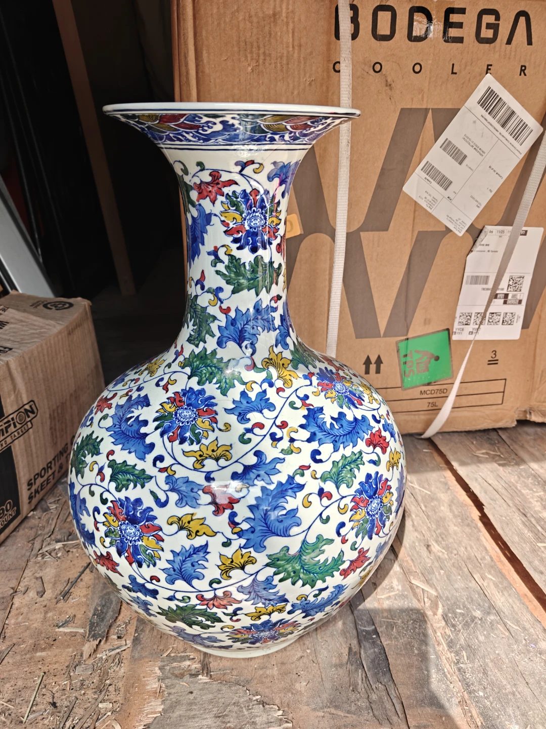 Large Porcelain Vase