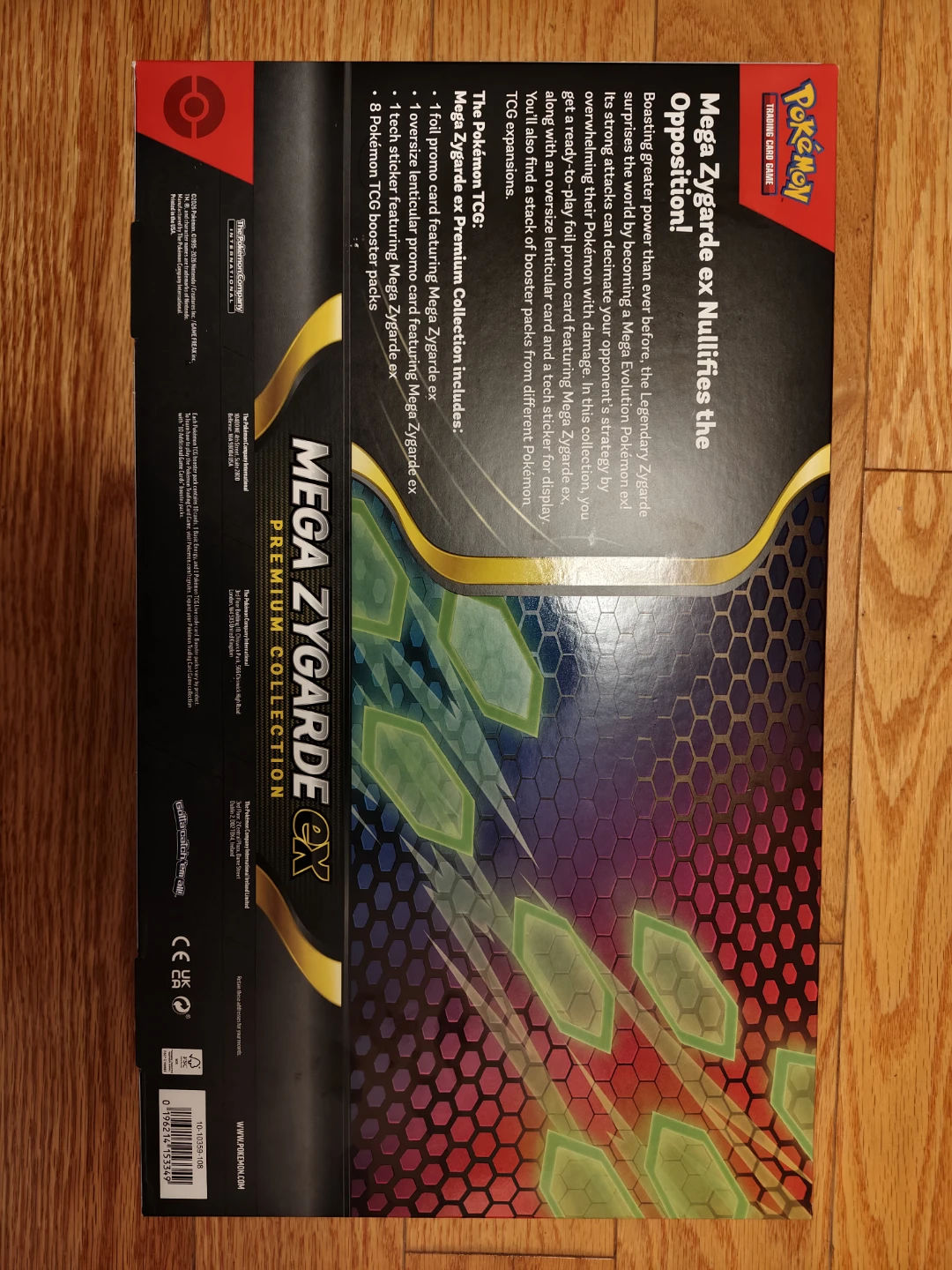Pokemon Mega Zygarde EX Premium Collection Trading Card Game Box - photo 2