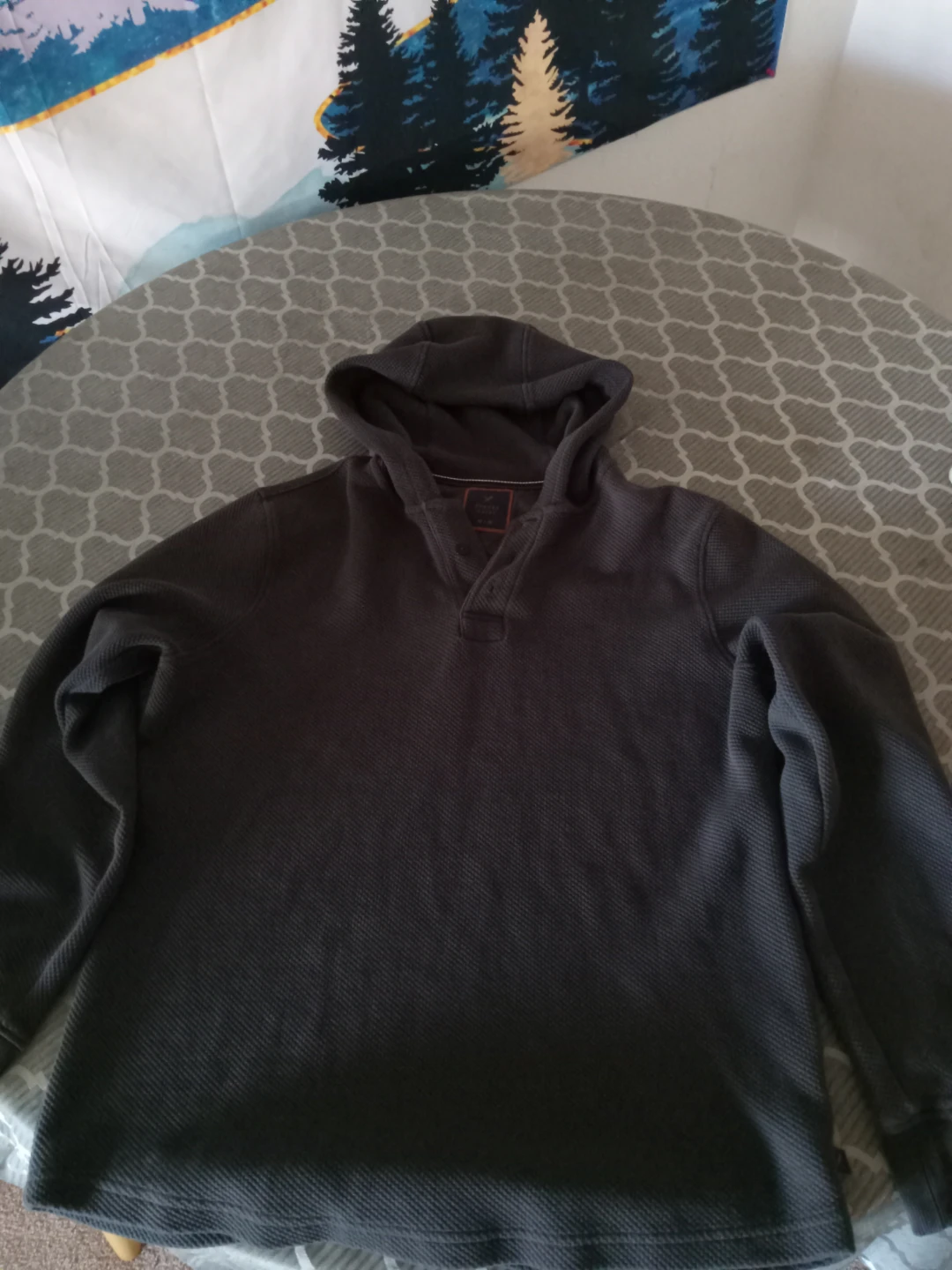 Denver Hayes Men's Grey Hoodie M/M