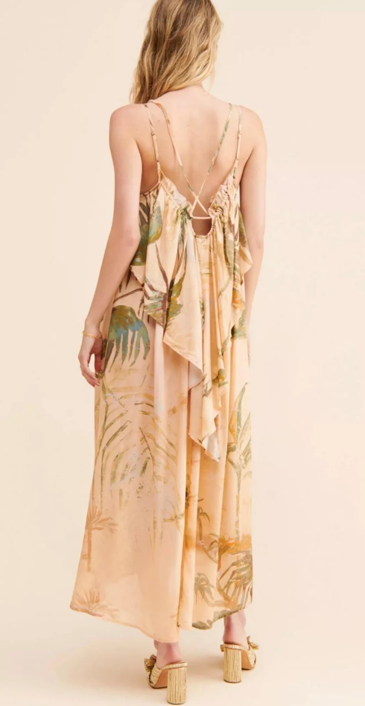 Anthropologie Strappy Maxi Dress - Size M - photo 3