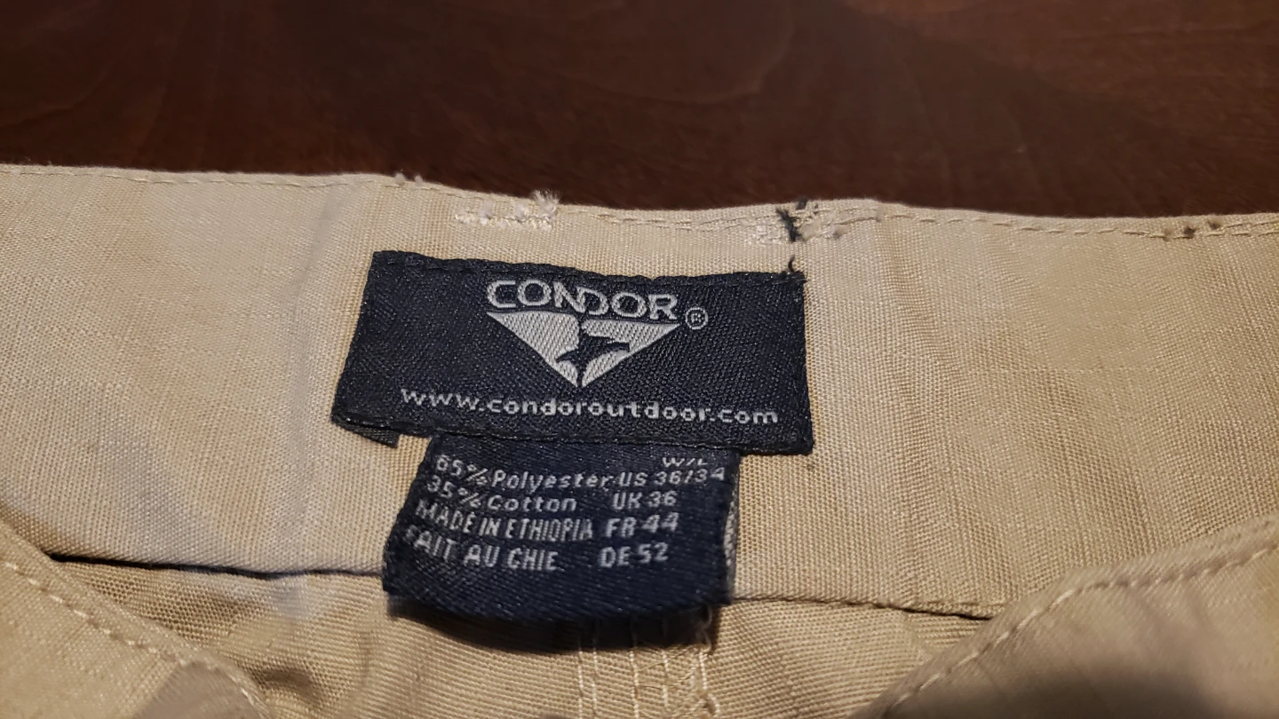 Condor Sentinel Tactical Pants Khaki Brown XL Size NEVER USED - photo 5