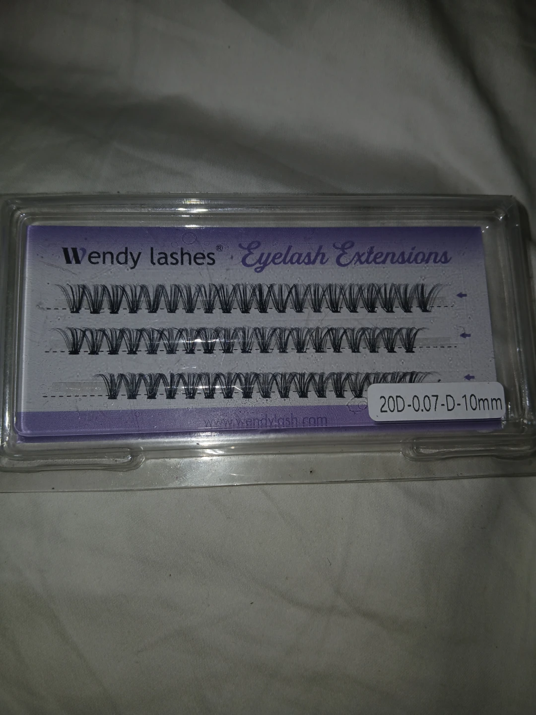 Wendy Lashes Eyelash Extensions 20D-0.07-D-10mm
