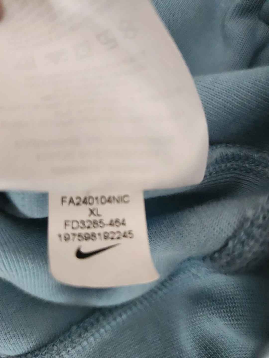 Nike Tech Fleece Hoodie Light Blue XL - photo 4