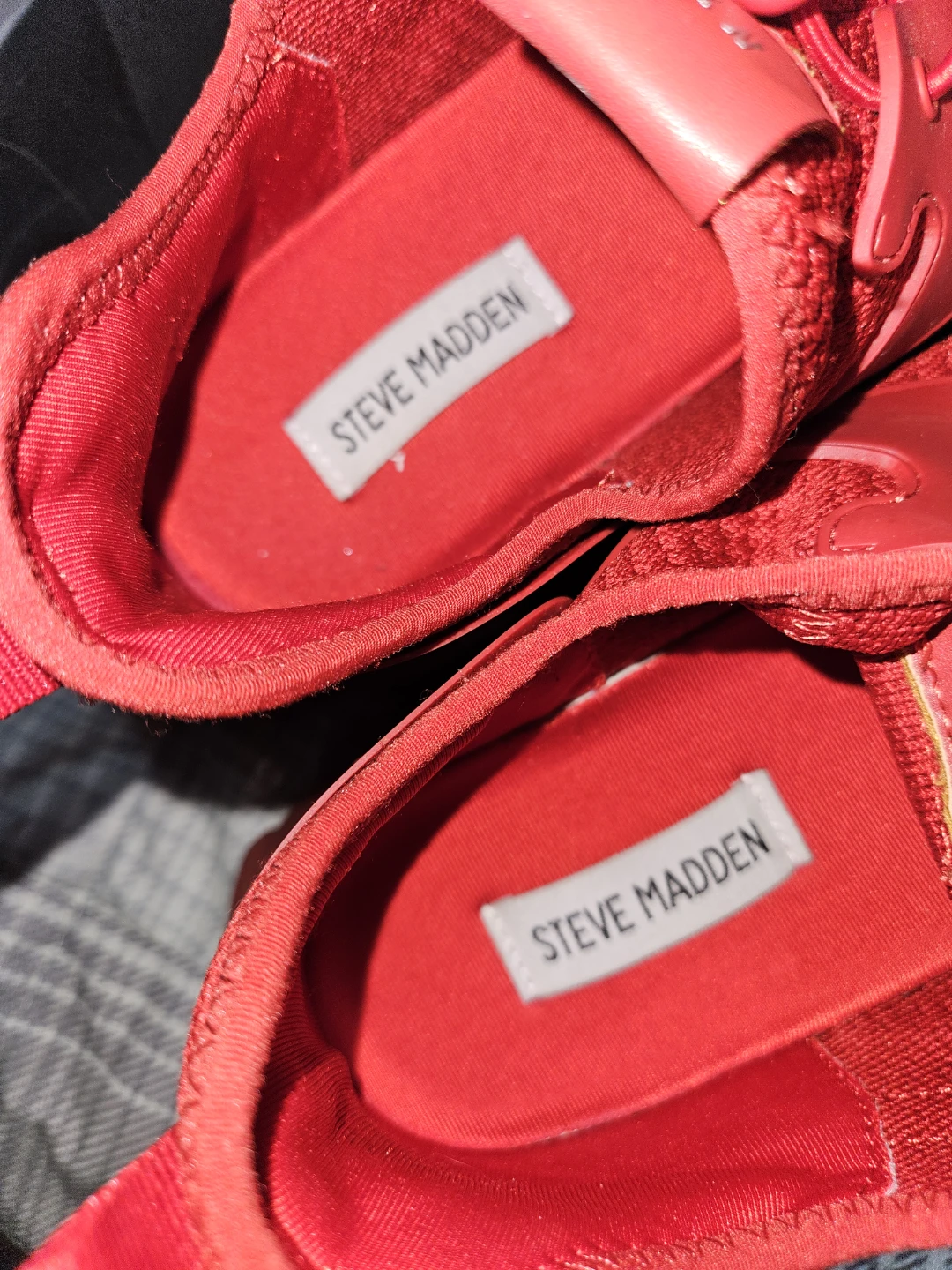 Steve Madden Red Rhinestone Sneakers - photo 4