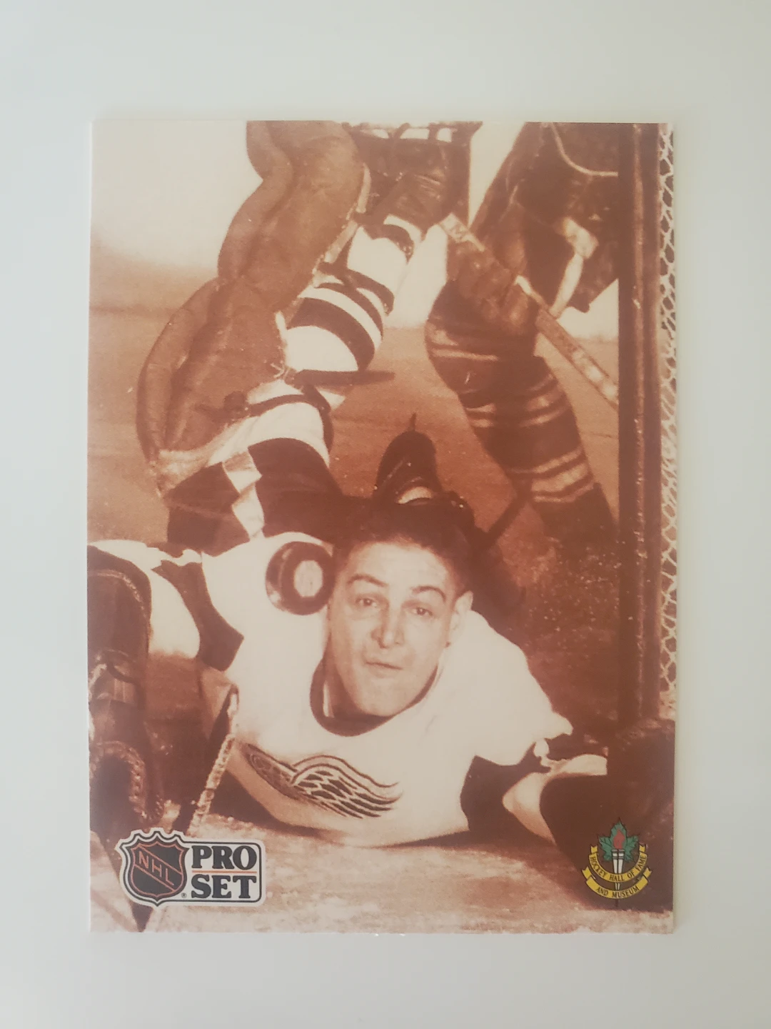 Pro Set Terry Sawchuk Hockey Card