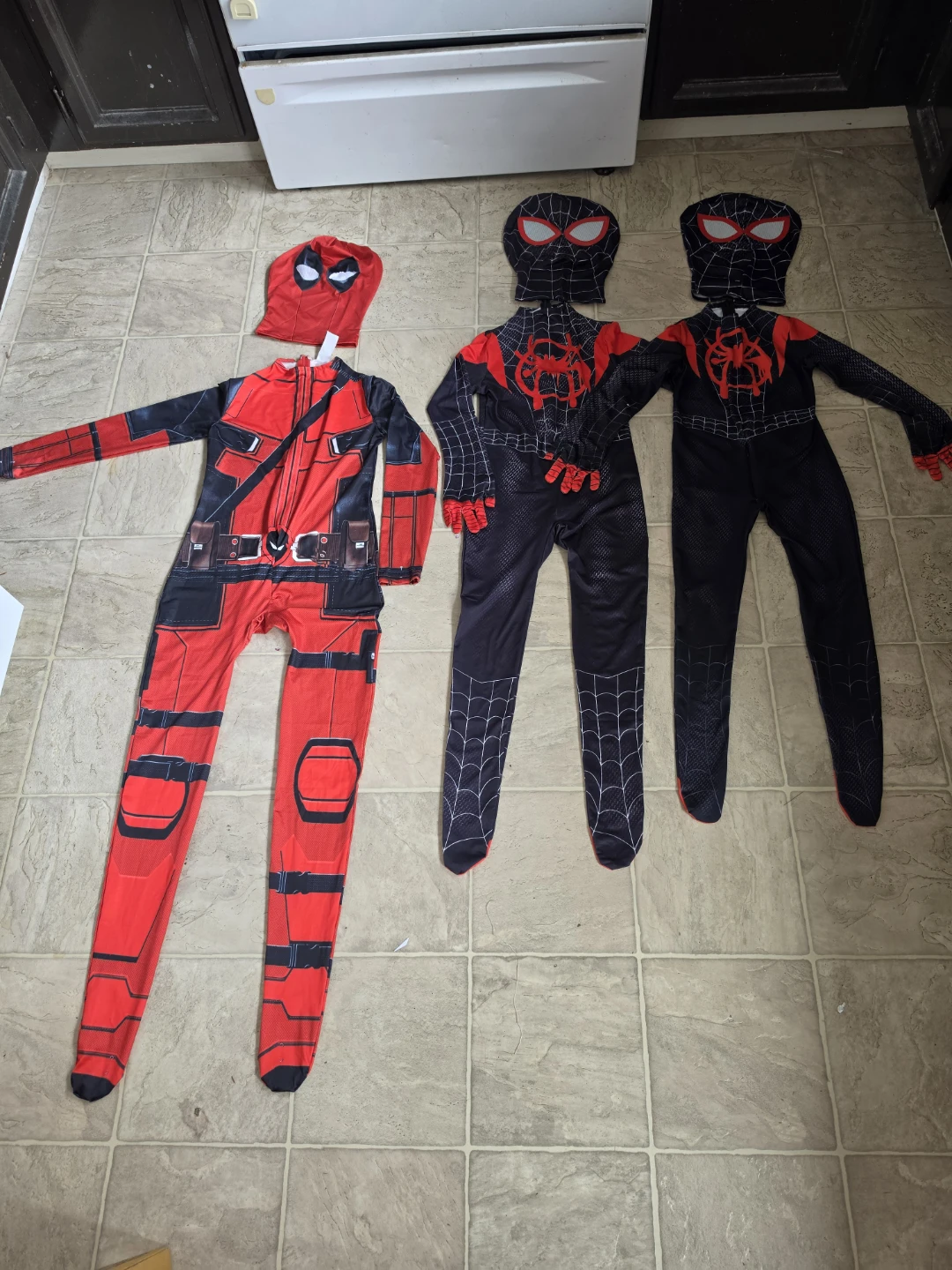 Brand New Kid Halloween Costume $35 Spiderman,$40 Deadpool