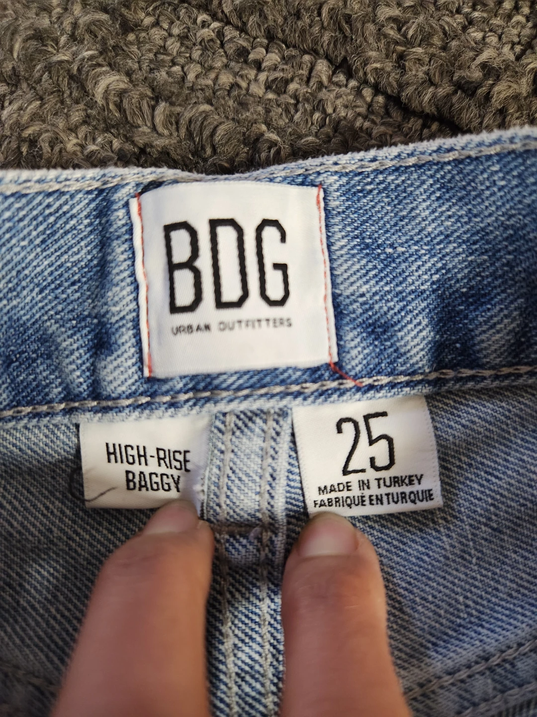 BDG High-Rise Baggy Jeans Size 25 - photo 2