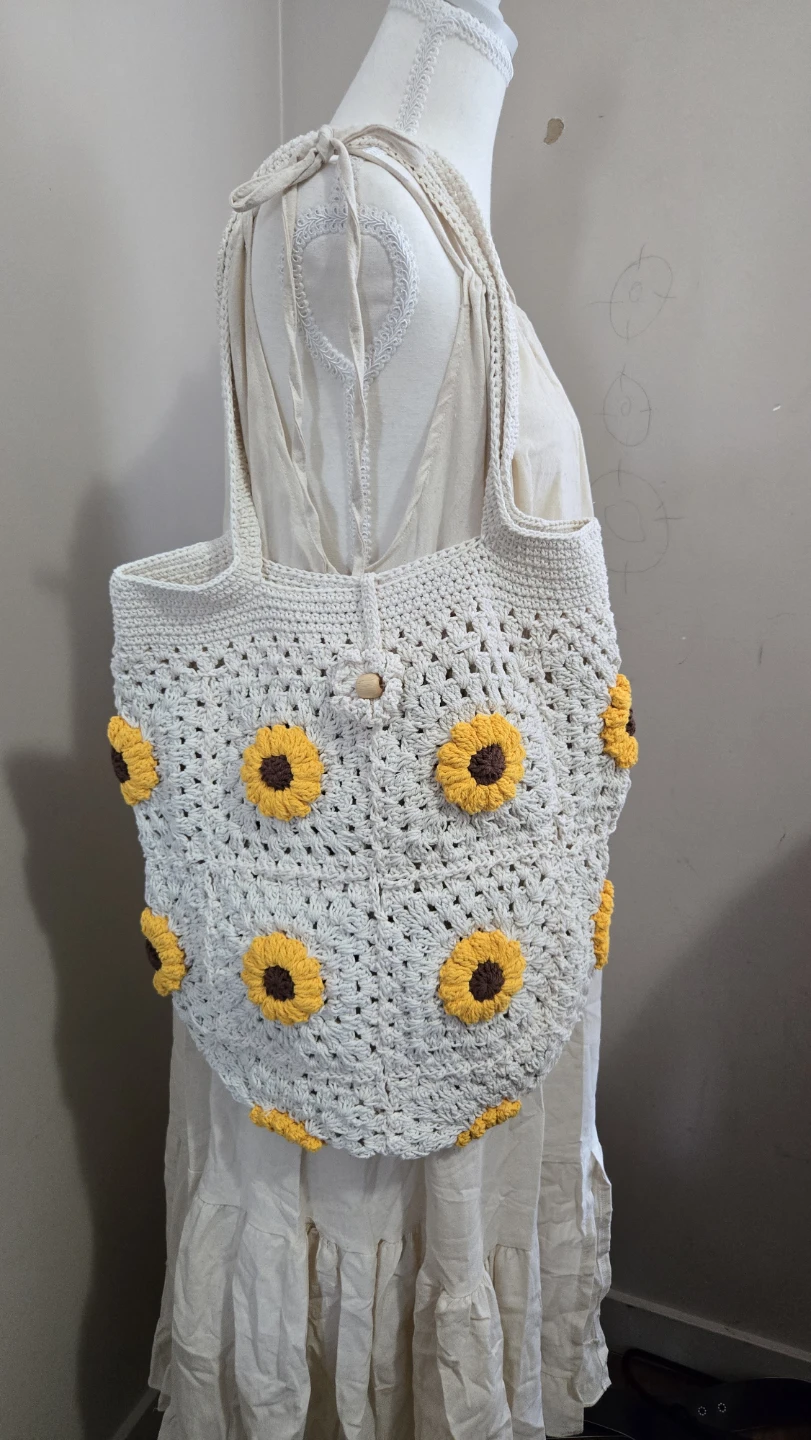 Handmade Crochet Tote Bag - photo 3