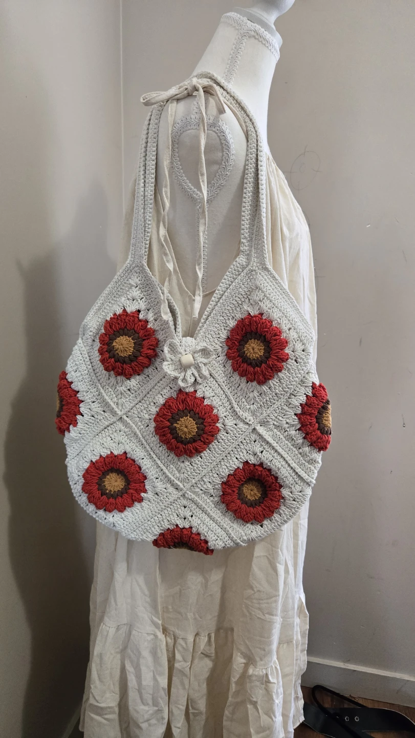 Handmade Crochet Tote Bag - photo 5