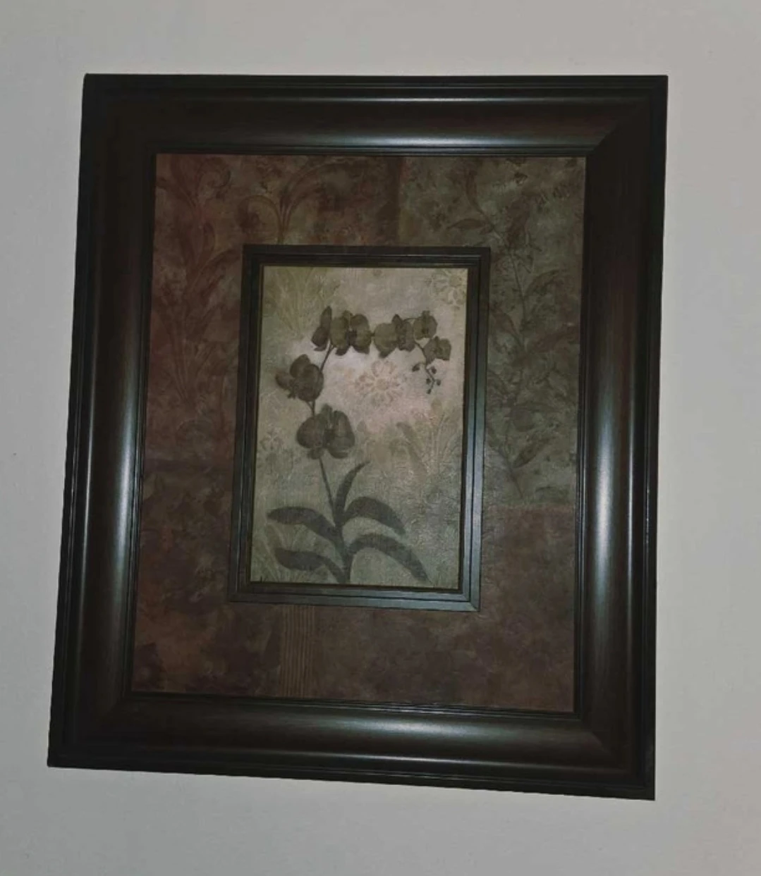 Framed Orchid Wall Art