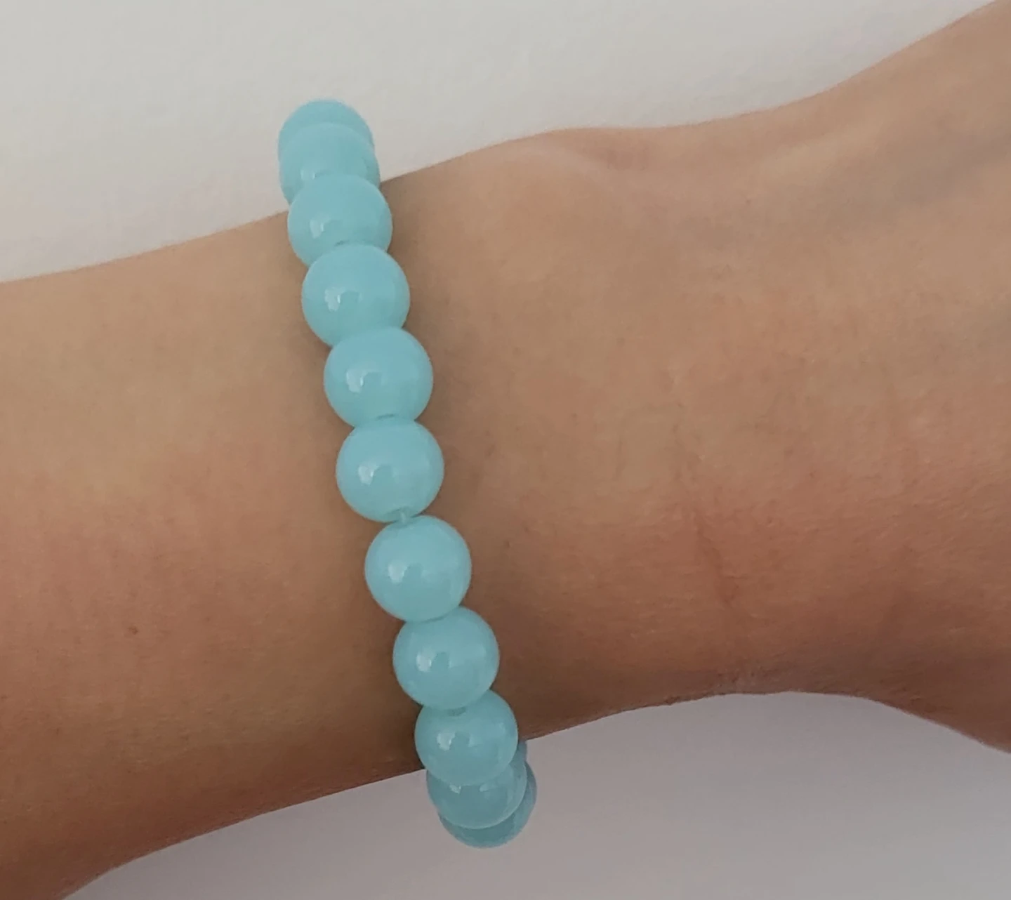 Light Blue Beaded Bracelet - photo 5